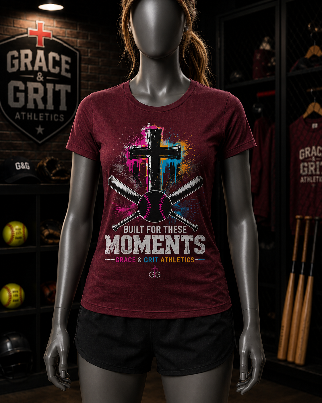 Built For These Moments | Grace & Grit Athletics Signature Series Tee