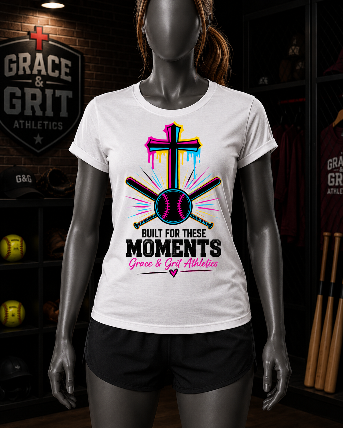 Built For These Moments | Grace & Grit Athletics Signature Series Tee