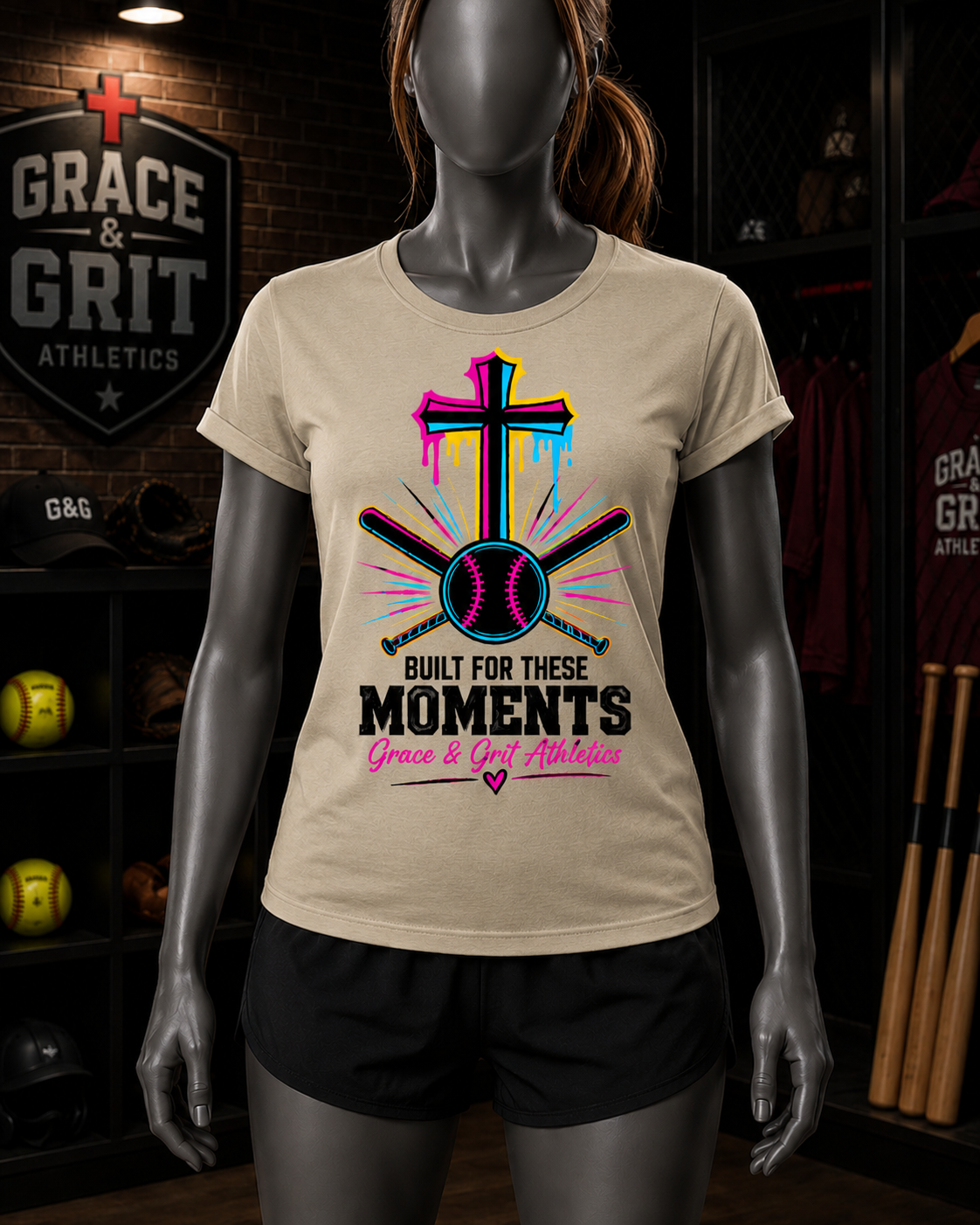 Built For These Moments | Grace & Grit Athletics Signature Series Tee
