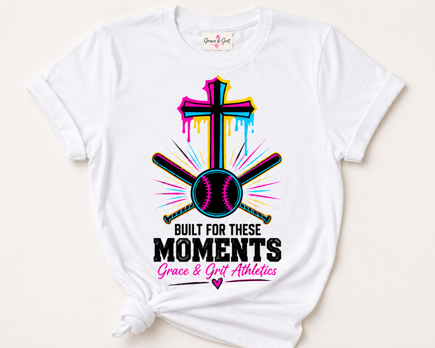 Built For These Moments | Grace & Grit Athletics Signature Series Tee