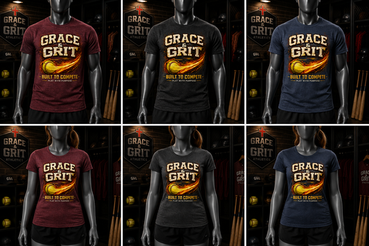 Built To Compete | Grace & Grit Athletics Signature Series Tee