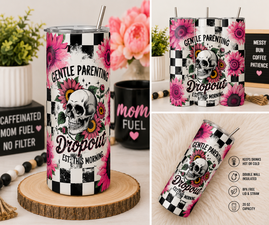 Gentle Parenting Dropout 20oz Skinny Tumbler