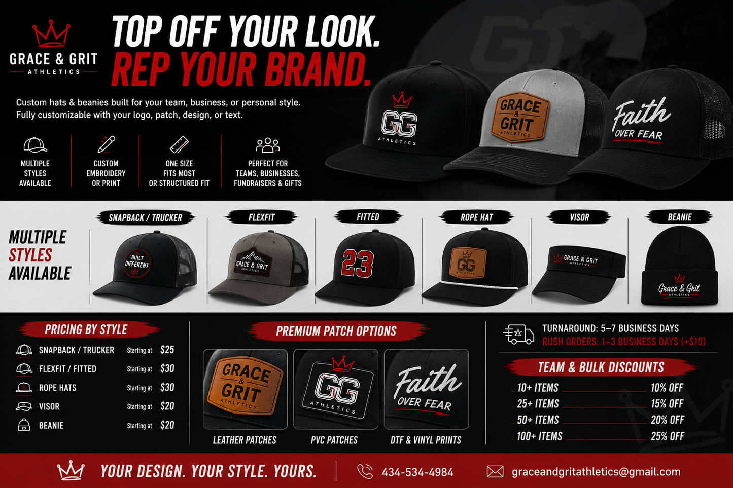 Custom Hats & Caps