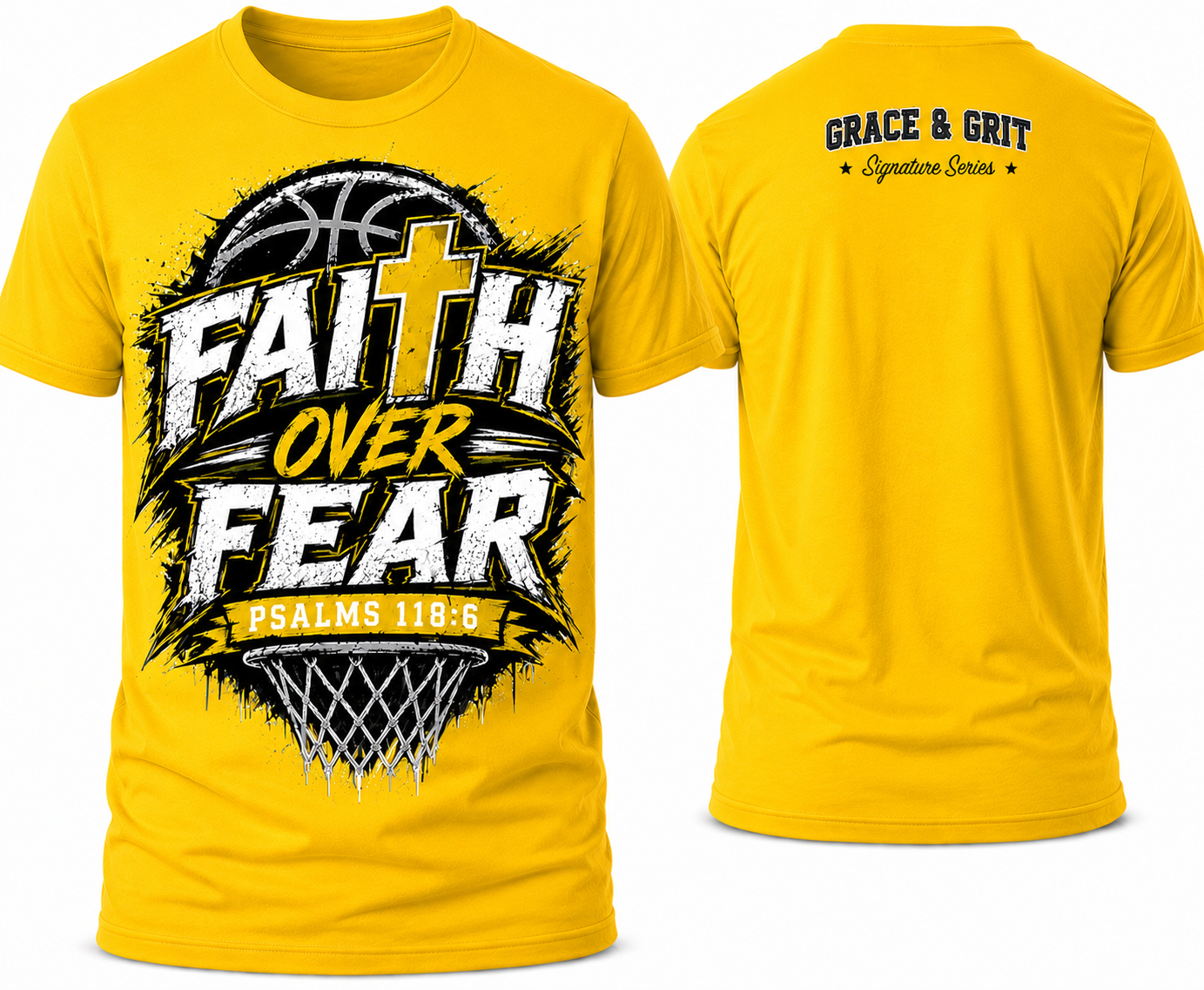Faith Over Fear™ – Hardwood Edition